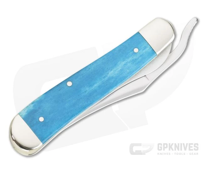 Case Russlock Caribbean Blue Smooth Bone Liner Lock 50665 - Image 2