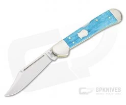 Case Copperlock Caribbean Blue Bone Smooth Back Lock 50666