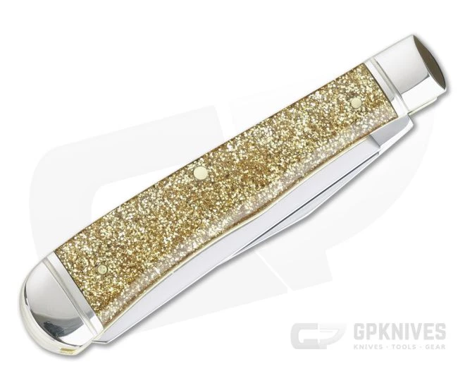 Case Trapper Gold Stardust Kirinite Slip Joint 50980 - Image 2
