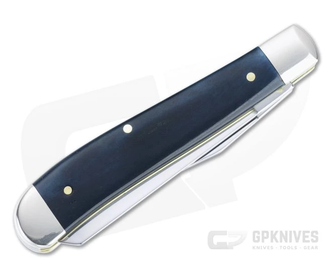 Case Mini Trapper Smooth Mediterranean Blue Bone Slip Joint 52803 - Image 2