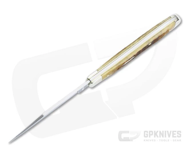 Case Slimline Trapper Rogers Corn Cob Jig Antique Bone Slip Joint 52839 - Image 3