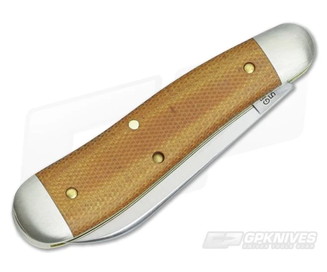 Tidioute Cutlery #56 Bird Dog Natural Canvas Micarta - Image 2
