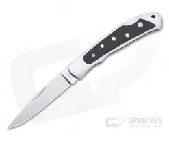 Moki Serapis Polished VG10 Black Micarta MOP Inlaid Lock Back Folder 610BMD