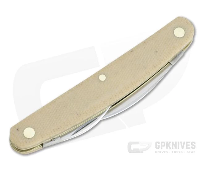 Great Eastern #62 Farm & Field Pocket Carver Three Blade Muslin Micarta 620320 - Image 2