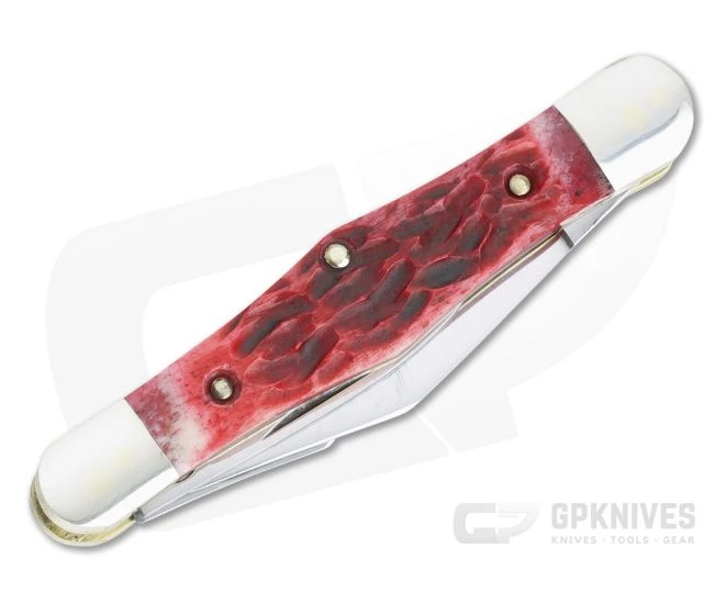 Buck Creek Whittler Red Pick Bone Slip Joint Folder 6308RPB - Image 2