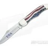 Case Folding Hunter Star Spangled Natural Bone Handle 64130