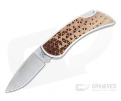 Case x Woodchuck Executive Lockback Triangle Brushed Stainless Steel Folder 64321