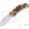 Case x Woodchuck Executive Lockback Camo Brushed Stainless Steel Folder 64323
