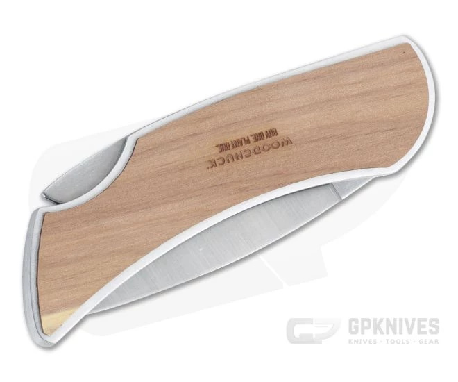 Case x Woodchuck Executive Lockback Camo Brushed Stainless Steel Folder 64323 - Image 2