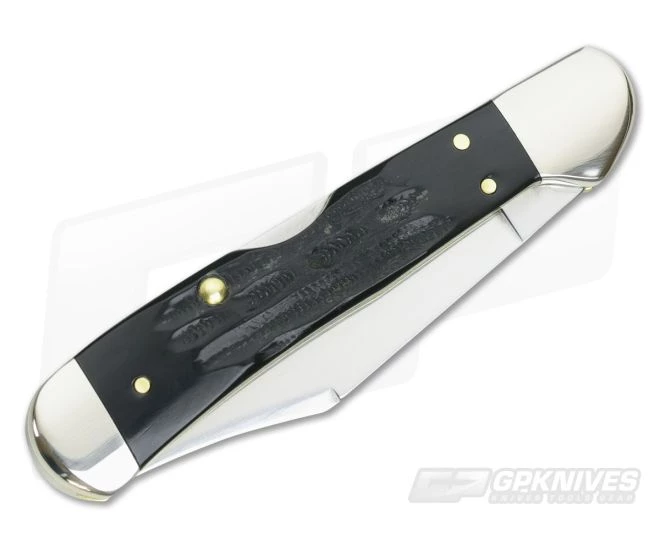 Case Mini Copperlock Jigged Buffalo Horn Back Lock 65022 - Image 2