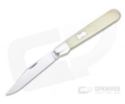 Tidioute Cutlery #65 Ben Hogan Smooth White Bone Slip Joint 651122