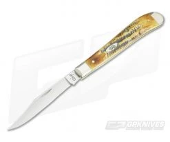 Case Slimline Trapper Burnt Bone Stag 65307