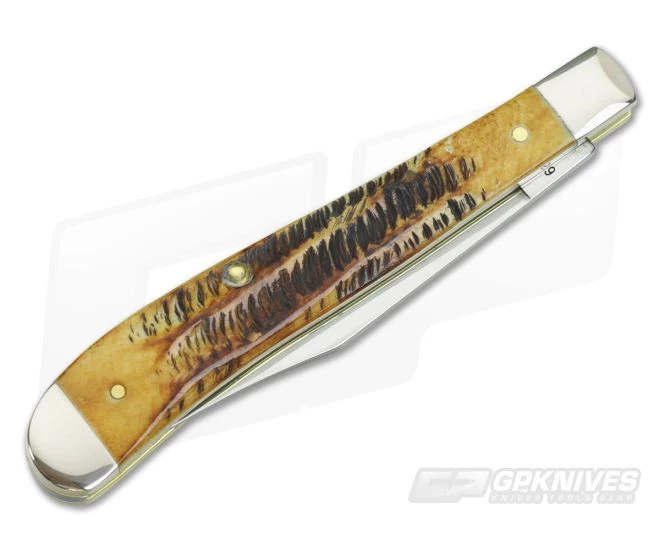 Case Slimline Trapper Burnt Bone Stag 65307 - Image 2