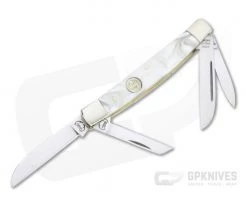 Buck Creek Little Bear & Bull Cracked Ice Celluloid Slip Joint 6682CI