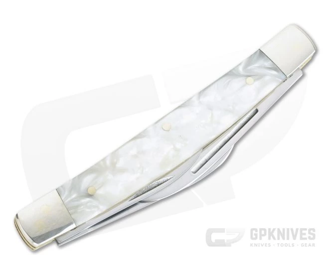 Buck Creek Little Bear & Bull Cracked Ice Celluloid Slip Joint 6682CI - Image 2