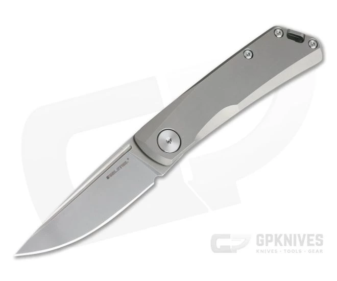Real Steel Luna Titanium N690 Slip Joint Folding Knife 7001