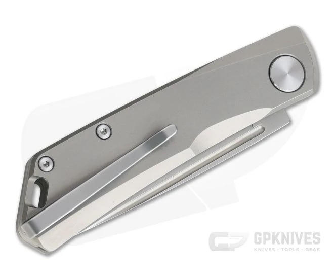 Real Steel Luna Titanium N690 Slip Joint Folding Knife 7001 - Image 2