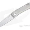 Real Steel Solis Sheepsfoot Blasted N690 Titanium Slip Joint Folder 7061S