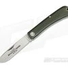 Great Eastern #71 Farm and Field Tool Bullnose Work Knife Green Micarta