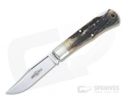 Northfield UN-X-LD #83 Tascosa Sambar Stag Lock Back Folding Knife 831121LB-06