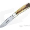 Northfield UN-X-LD #83 Tascosa Sambar Stag Lock Back Folding Knife 831121LB-12