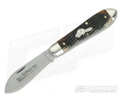 Tidioute Cutlery #85 Bullet End Jack Jigged Brazilian Cherry Wood