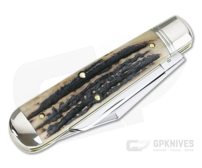 Northfield UN-X-LD #86 Oil Field Jack Two-Blade Sambar Stag - Image 2