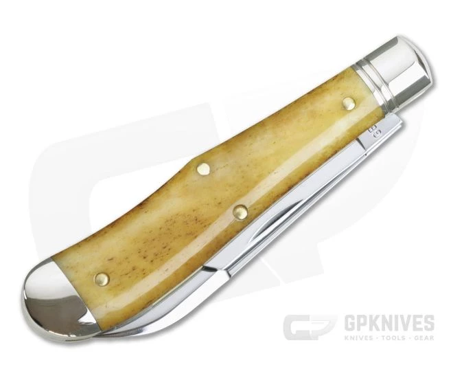 Northfield UN-X-LD #92 Eureka Jack Two-Blade Antique Goldenrod Camel Bone - Image 2