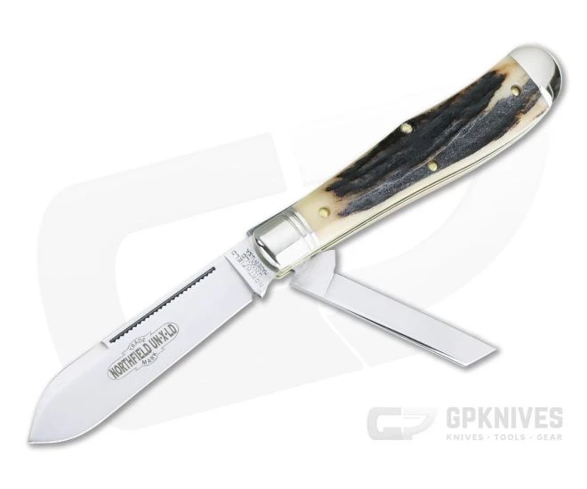 Northfield UN-X-LD #92 Eureka Jack Two-Blade Sambar Stag 922219-SS-12