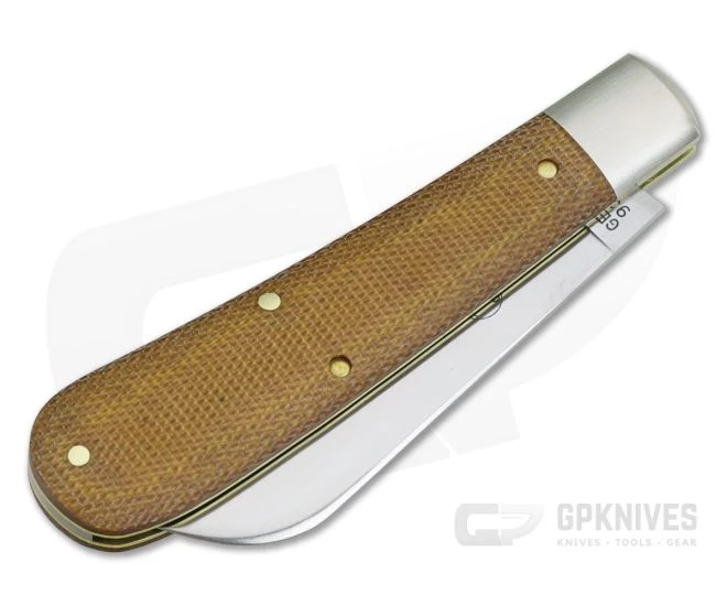 Tidioute Cutlery #93 Ram Foot PPP Natural Canvas Micarta - Image 2