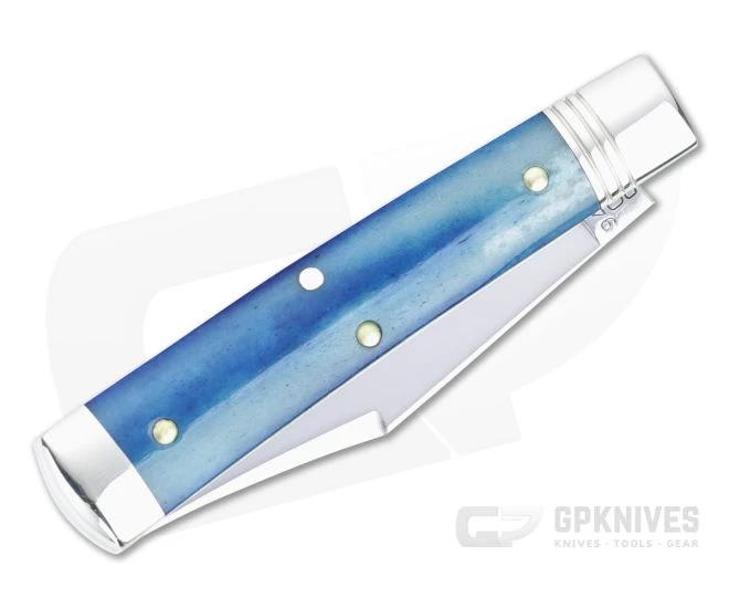 Northfield UN-X-LD #94 Liberty Clip Point Blue Camel Bone Slip Joint 941121 - Image 2