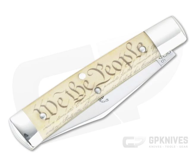 Tidioute Cutlery #94 Liberty Blem A Clip Point Jack Flag Acrylic Slip Joint 941121 - Image 2