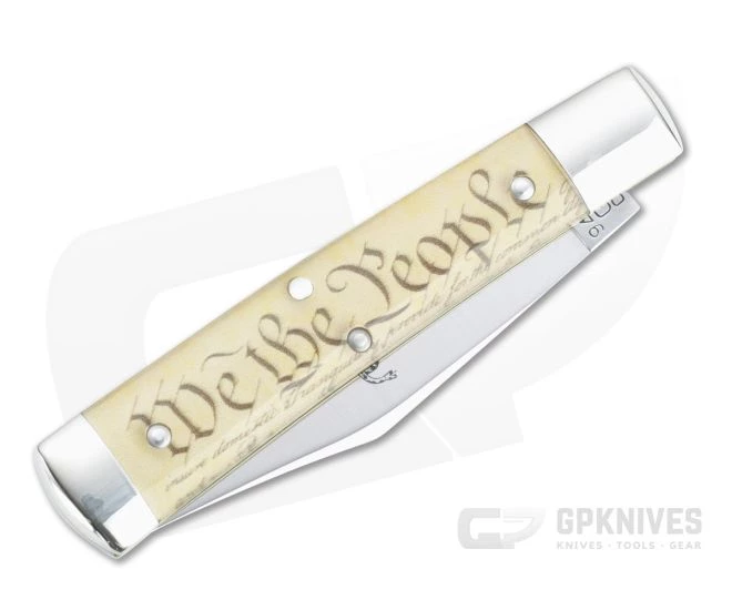 Tidioute Cutlery #94 Liberty Blem A Clip Point Jack Flag Acrylic Slip Joint 941121 - Image 2