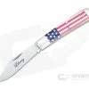 Tidioute Cutlery #94 Liberty Blem A Clip Point Jack Flag Acrylic Slip Joint 941121