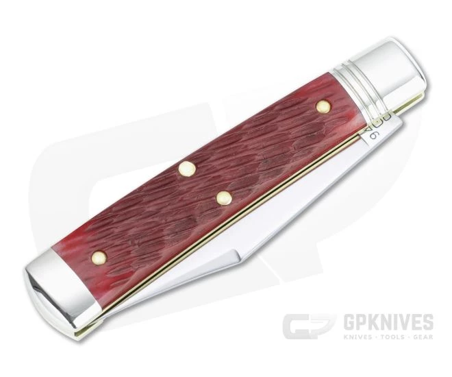 Northfield #94 Liberty Satin Finished Clip Point Garnet Jigged Bone Slip Joint 941121 - Image 2