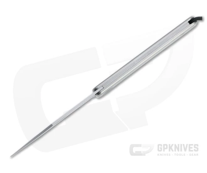 Tactile Knife Co. Bexar Stonewashed Magnacut Titanium Slip Joint Folder - Image 3