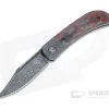 CIVIVI Appalachian Drifter II Black Damascus Red Carbon Fiber Liner Lock Front Flipper C19010C-DS2