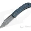 CIVIVI Appalachian Drifter C2015DS-2 Blue Rose Carbon Fiber G10 Damascus Slip Joint Flipper