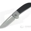 CIVIVI Trailblazer C2018C Stonewashed 14c28n Bolstered Black G10 Slip Joint Folder
