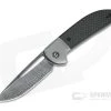 CIVIVI Trailblazer C2018DS-1 Damascus Bolstered Carbon Fiber G10 Slip Joint Folder