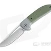 CIVIVI Trailblazer XL Satin D2 Bolstered OD Green G10 Slip Joint Folder C2101A
