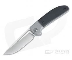 CIVIVI Trailblazer XL Satin D2 Bolstered Black G10 Slip Joint Folder C2101C
