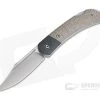 CIVIVI Rustic Gent C914C Tan Burlap Micarta D2 Back Lock Folder