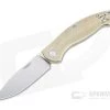 GiantMouse ACE Farley Satin M390 Tumbled Brass Slip Joint Folder