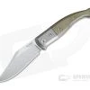LionSteel Gitano Navaja Modern Slip Joint Niolox Green Canvas Micarta GT01-CVG