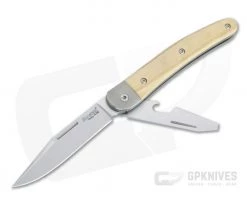 LionSteel Jack 2 M390 Olive Wood Modern Traditional Slip Joint JK2-UL