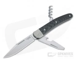 LionSteel Jack 3 M390 Carbon Fiber Modern Traditional Slip Joint JK3-CF