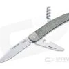 LionSteel Jack 3 M390 Green Canvas Micarta Modern Traditional Slip Joint JK3-CVG