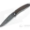 Chris Reeve Mnandi Raindrop Damascus Macassar Ebony Gentleman's Titanium Frame Lock Folder MNA-1022-002