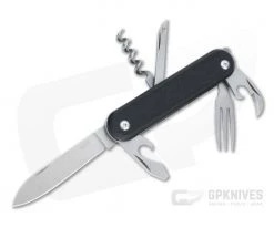 MKM Malga 6 Black G10 M390 Swiss Army Knife Slip Joint Folder MP06-GBK